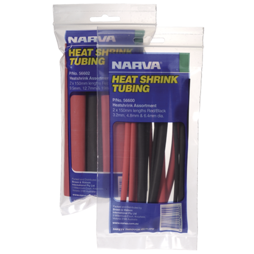 Narva Heatshrink Tubing Assortment 3.2mm - 6.4mm Diameter - 56600