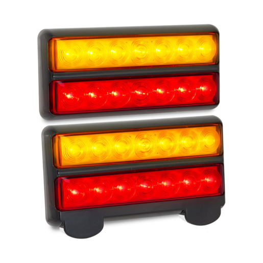 LED Autolamps Boat Trailer Lamps, Stop/Tail/Indicator/Licence - 207BARLP2