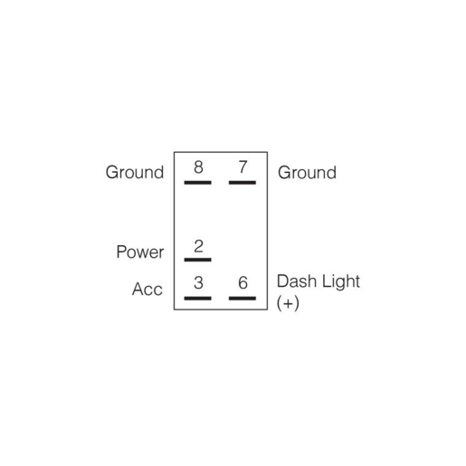 Narva Switch Rocker Off/On - 12V Globe - 63132BL