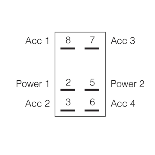 Narva Sealed Rocker Switch - 63106BL