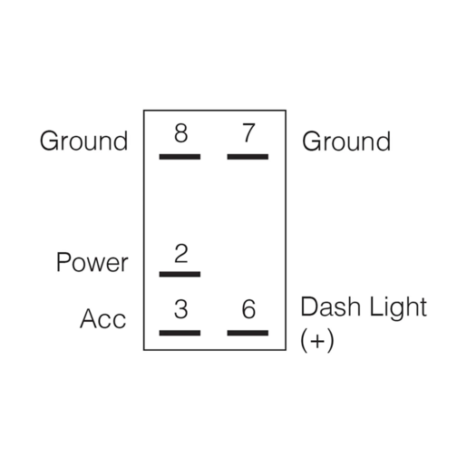 Narva Switch Rocker Off/On Globe 12V - 63134BL