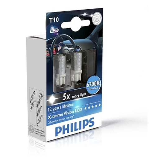 Philips Led Wedge 12V W2.1X9.5 1W T10 6700K - 129326700KX2