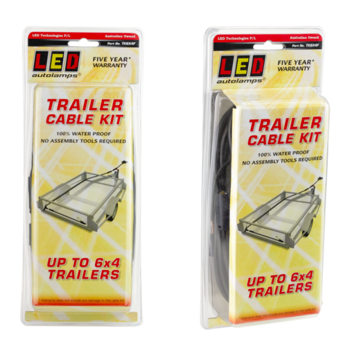 LED Autolamps Trailer Cable Kit - TK6X4F