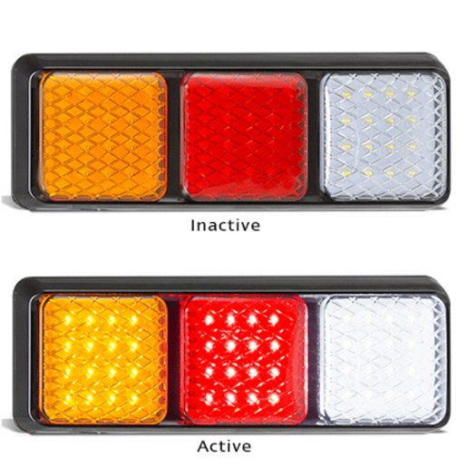 LED LED Autolamps LED Stop, Tail, Indicator & Reverse Lamp Multivolt - 282ARWM