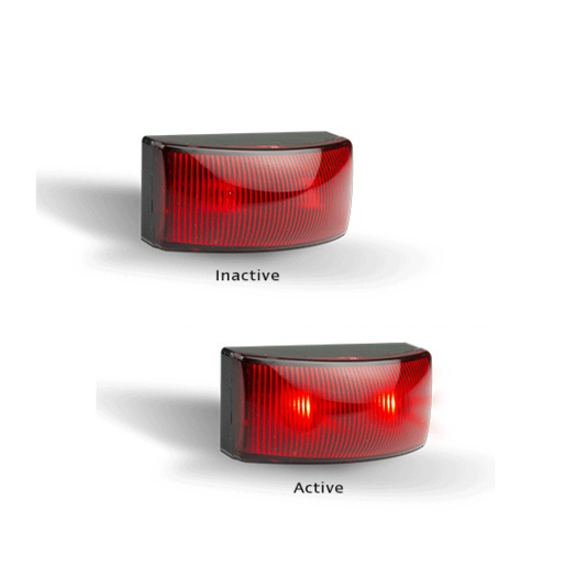 LED Autolamps Red Rear End Outline Marker - 5025RM2