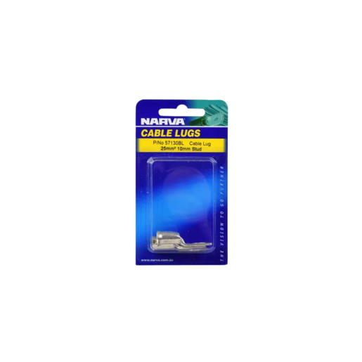Narva Cable Lug 25mm2 10mm Stud (Blister Pack of 2) - 57130BL