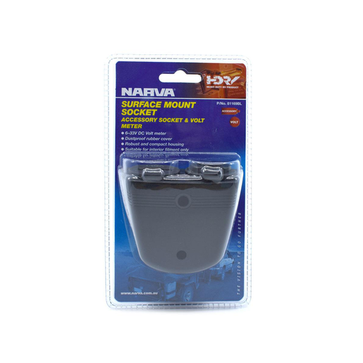 Narva Heavy Duty Surface Mount Accessory Socket - 81169BL