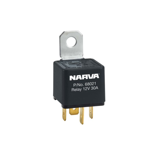 Narva 4 Pin Normally Open Relay 12V 30A - 68021BL