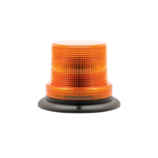 LED Autolamps Compact Amber Warning Beacon - Three-Bolt Mount - 128AMF