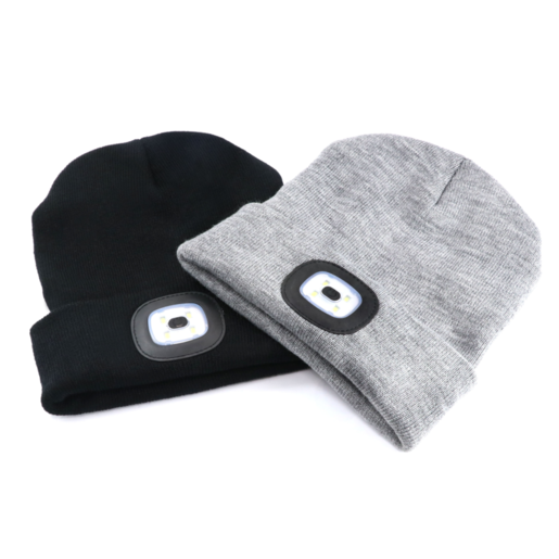 Streetwize LED Beanie Black/Grey - LEDBEANIE