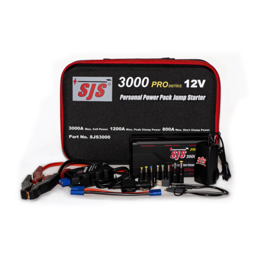 SJS PRO Series Personal Power Pack Jump Starter 3000 Amp - SJS3000