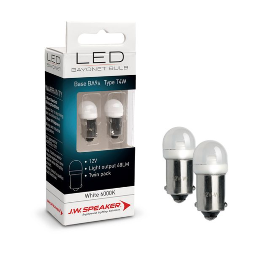 JW Speaker LED Bayonet Bulbs T4W BA9s 12V - 990147