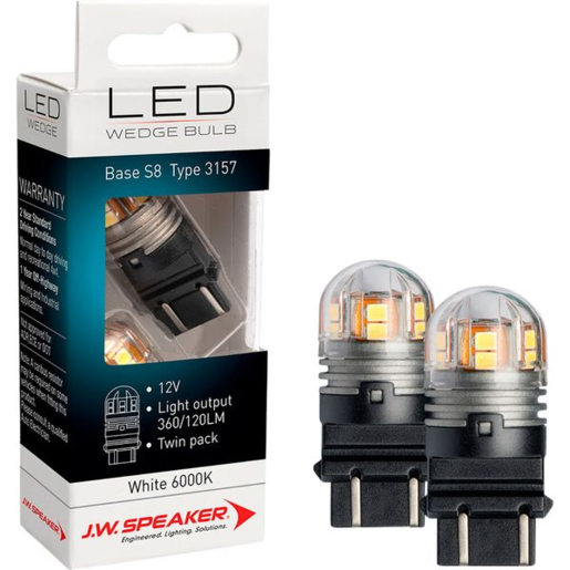 JW Speaker LED Wedge Bulbs 3157 S8 12/24V - 990130