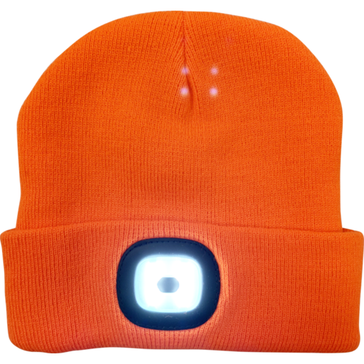 Streetwize LED Beanie Hi-Vis  Orange/Yellow - LEDBEANIE2