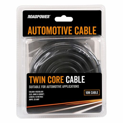 RoadPower Twin Core Cable Red / Black 5826-10TW - VTTC6-10RB 