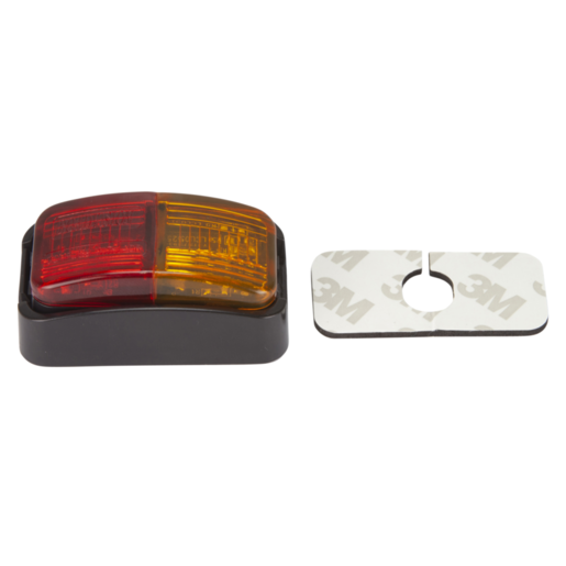 RoadVision LED Marker Light Red/Amber 10-30V 56x31x22mm - BR7AR