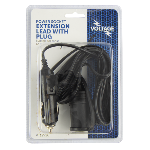 Voltage STD Power Extension Lead 12V 10A 3M - VT12V26 