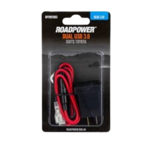 RoadPower Dual Usb 3.0 33X22.4mm To Suit Toyota - RPSW2003