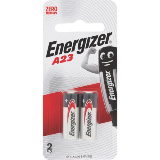 Energizer Battery 12V A23 PK2 Alkaline - E000048600 