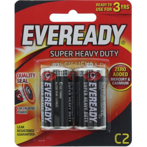 Eveready Battery SHD Size C PK2 - E301285900 