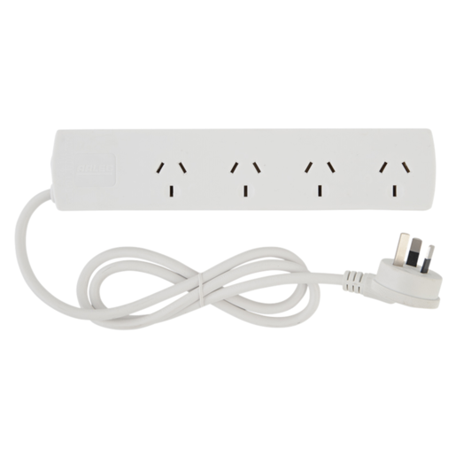 Arlec 0.9m Lead 4 Outlet Overload Powerboard - FWPK