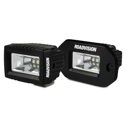 RoadVision Rock LED Flood Light 9-36V Rectangular 20W Flush Mount - RWL1120FFM