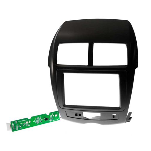 Aerpro Double DIN Facia To Suit Mitsubishi - FP8012 