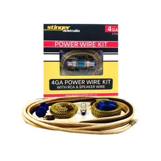 Stinger Australia 4GA Amplifier Wiring Kit - STK4