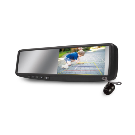 Parkmate 4.3" Mirror Monitor And Mini Camera Pack - MCPK-43BG