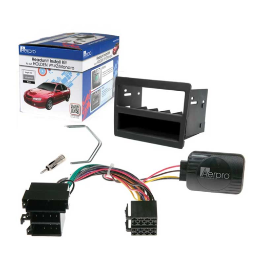 Aerpro Single DIN Install Kit To Suit Holden Commodore VY - FP9046K