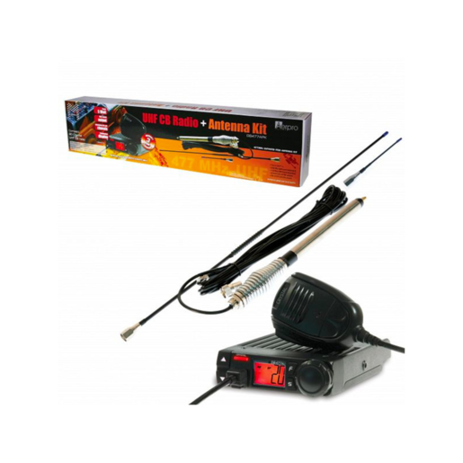 Crystal UHF Radio & Antenna Kit DB477A & CBA36F1L - DB477APK