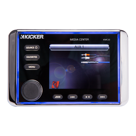 Kicker Marine Bt Rec Usb 3.5" Stream Bluetooth AM/FM - KMC10 