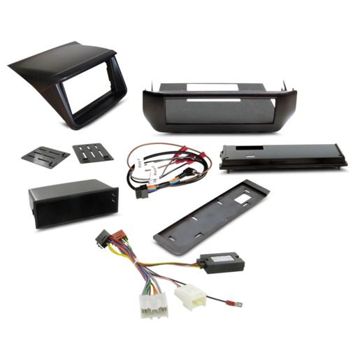 Aerpro Single And Double DIN Install Kit Black To Suit Mitsubishi - FP9013K 