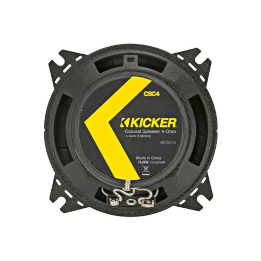 Kicker 4" CS Series CSC4 Coaxial Speakers 4 Ohm Pair - 46CSC44