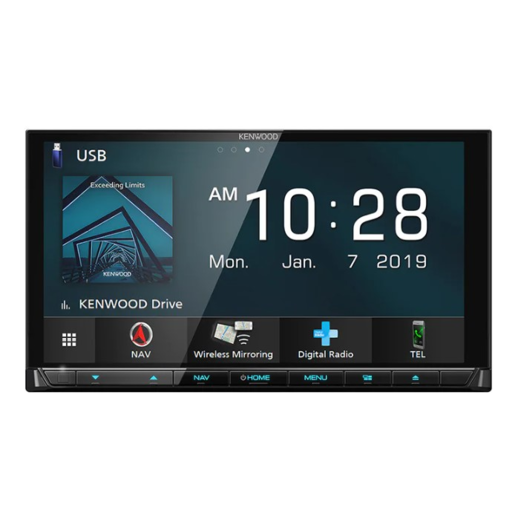 Kenwood 6.8" AV Head Unit Navigation With HD Display - DNX9190DABS