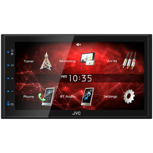 JVC 6.8" Head Unit Digital Media Receiver With Capacitive Monitor - KW-M150BT