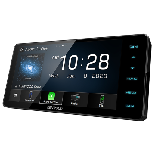 Kenwood 7" AV Head Unit w/Apple Carplay & Android Auto - DMX820WS