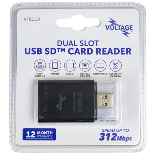 Voltage USB SD Card Reader - VTSDCR