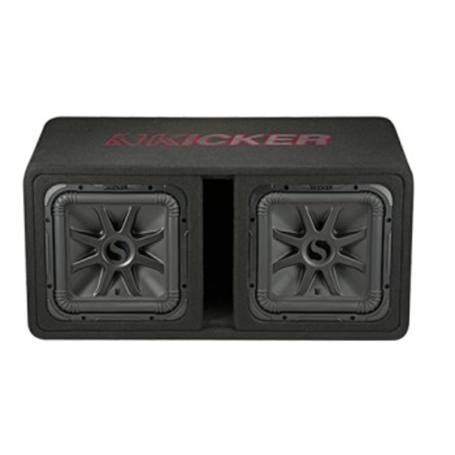 Kicker 12" Dual Sub Box Ported Enclosure 1200W RMS - 45DL7R122