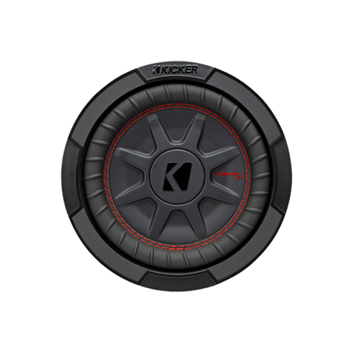 Kicker 8" CompRT Series Shallow Mount Subwoofer Twin 4 Ohm  - 48CWRT84