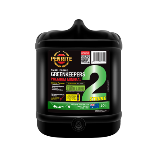 Penrite Greenkeepers 2 Stroke Premium Mineral Engine Oil 20L - SEGNKTS020