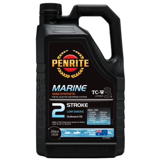Penrite Marine Outboard 2 Stroke Oil Semi Synthetic Engine Oil 5L - OUTB005