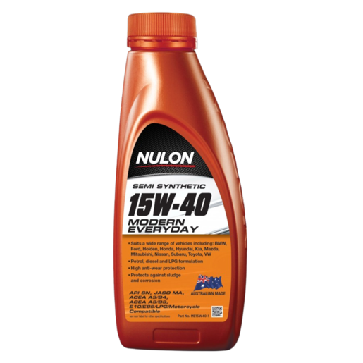 Nulon Semi Synthetic 15W-40 Modern Everyday Engine Oil 1L - ME15W40-1