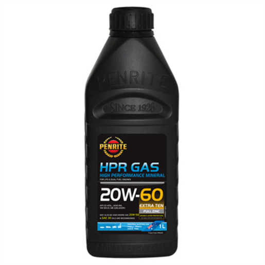 Penrite HPR Gas 20W-60 Mineral Engine Oil 1L - HPRG001