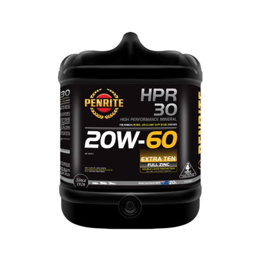 Penrite HPR 30 20W-60 Mineral Engine Oil 20L - HPR30020