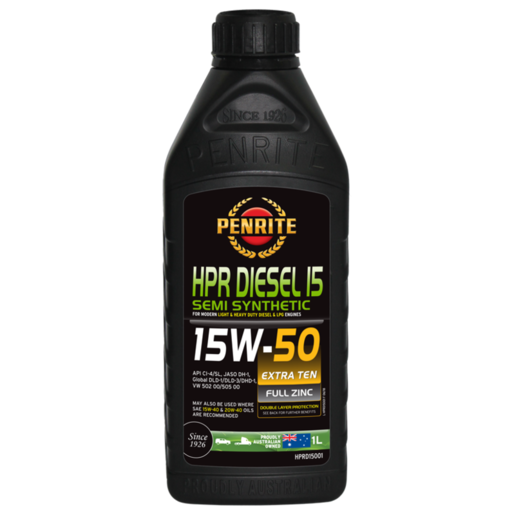 Penrite HPR Diesel 15 15W-50 Semi Synthetic Engine Oil 1L - HPRD15001