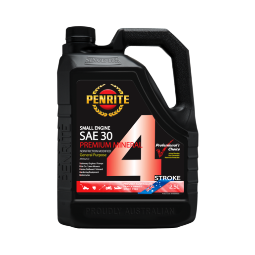 Penrite 4 Stroke SAE 30 Mineral Manual Transmission Oil 2.5L - SEFS300025