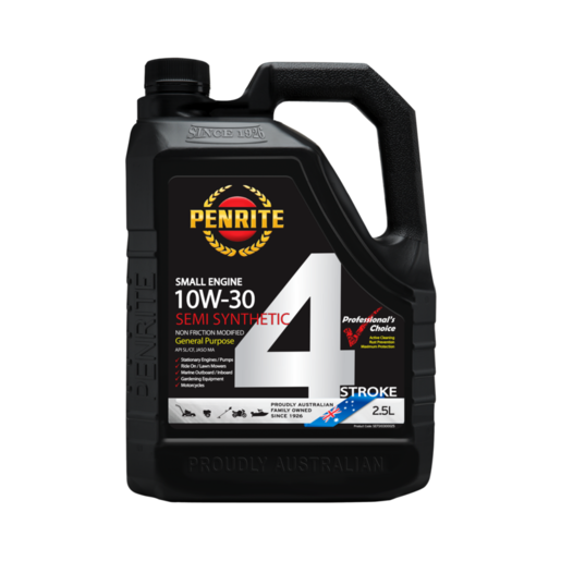 Penrite 4 Stroke 10W-30 Semi Synthetic Engine Oil 2.5L - SEFS10300025