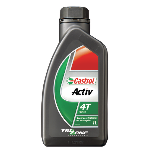 Castrol ACTIV 4T 15W-50 4 Stroke Motorcycle Oil 1L - 3384527