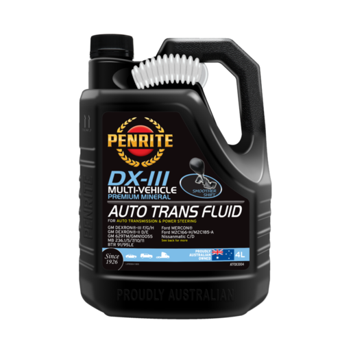 Penrite ATF DX-III Mineral Auto Transmission Fluid 4L - ATFDX3004